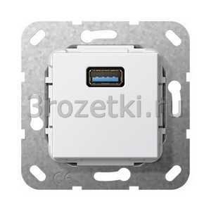 3rozetki.ru - Gira - [568203] Разъем USB 3.0 A.