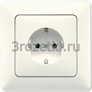 3rozetki.ru - Jung - [120KIBF] SCHUKO®-розетка 16 A / 250 B ~, Термопласт (ударопрочный) блестящий, слоновая кость.