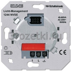 3rozetki.ru - Jung - [1244NVSE] Низковольтная коммутирующая вставка «бесшумного включения».