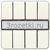 [2094LZ]  Клавиши для системы KNX, 8 групп, универсальные, слоновая кость <Jung>