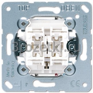 3rozetki.ru - Jung - [509VU] Механизм выключателя 2кл однополюсный жалюзийный .