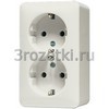 [6020A] SCHUKO®-розетка 16 A / 250 B ~, слоновая кость <Jung>