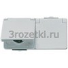 [622WW] SCHUKO®-розетка 2-ная 16 A / 250 B ~, для горизонтального монтажа, корпус 140 x 68 x 47 мм <Jung>