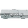 [623NAW] SCHUKO®-розетка 3-ная 16 A / 250 В ~, для горизонтального монтажа, с полем для надписи 17 x 72 мм <Jung>