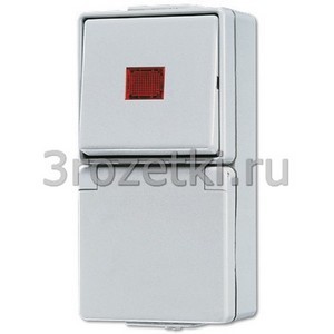 3rozetki.ru - Jung - [676KOW] SCHUKO®-розетка 16 A / 250 B ~ с 1-м / 2-м выключателем с индикаторной лампочкой 10 АХ 250 В ~.