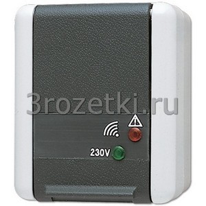 3rozetki.ru - Jung - [821UFW] SCHUKO®-розетка IP 44, 16 A / 250 В ~.