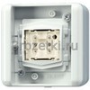 [8471.01LEDW] KNX кнопка с BCU – фиксированное положение –, 1 группа <Jung>