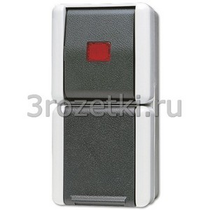 3rozetki.ru - Jung - [876KOW] SCHUKO®-розетка 16 A / 250 B ~ с 1-м / 2-м выключателем с индикаторной лампочкой 10 АХ 250 В ~.