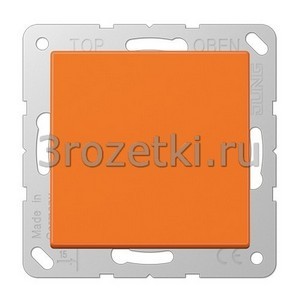 3rozetki.ru - Jung - [A1520BFKIKLO] Штепсельная розетка SCHUKO 16A 250V~ с защитой от детей, с крышкой, термопласт, оранжевая.