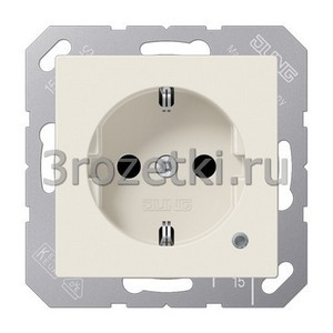 3rozetki.ru - Jung - [A1520BFKO] SCHUKO®-розетка 16 A / 250 B ~, Термопласт (ударопрочный) блестящий, слоновая кость.