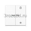 [A1701WW] Центральная плата универсальная, Блестящий дуропласт (устойчив к механическим повреждениям), белый <Jung>