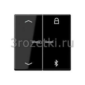 3rozetki.ru - Jung - [A1751BFPBTSW] Таймер универсальный Bluetooth «стрелки», Термопласт (ударопрочный) блестящий, чёрный.