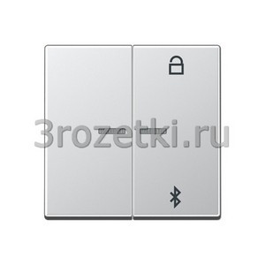 3rozetki.ru - Jung - [A1751BTAL] Таймер универсальный Bluetooth, Дуропласт лакиров., алюминий.