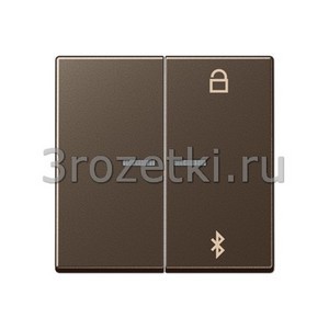 3rozetki.ru - Jung - [A1751BTMO] Таймер универсальный Bluetooth, Дуропласт лакиров., цвет мокко.