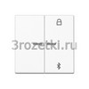 [A1751BTWW] Таймер универсальный Bluetooth, Блестящий дуропласт (устойчив к механическим повреждениям), белый <Jung>