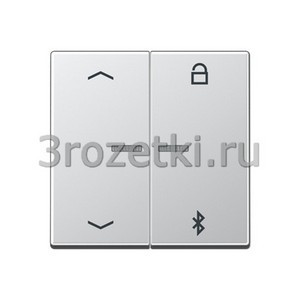 3rozetki.ru - Jung - [A1751PBTAL] Таймер универсальный Bluetooth «стрелки», Дуропласт лакиров., алюминий.