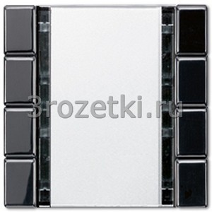 3rozetki.ru - Jung - [A2074NABSSW] KNX кнопочный сенсор, 4 группы, Термопласт (ударопрочный) блестящий, чёрный.