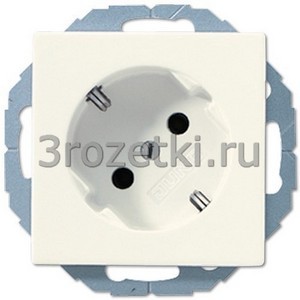 3rozetki.ru - Jung - [A520-45] Штепсельная розетка SCHUKO 16A 250V~ , угол наклона 45 °, слоновая кость.