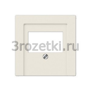 3rozetki.ru - Jung - AS - [A569PLT] Лицевая панель акустической розетки  (слоновая кость).