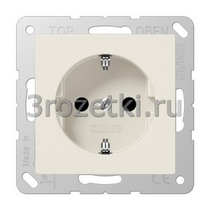 3rozetki.ru - Jung - [ABA520KI]  SCHUKO-розетка 16A 250V~ с защитой от детей, слоновая кость.