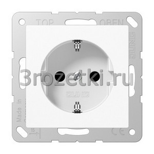 3rozetki.ru - Jung - [ABA520WW]  SCHUKO-розетка 16A 250V~ , белая.