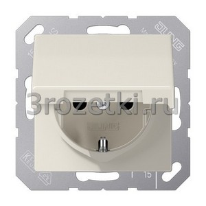 3rozetki.ru - Jung - [ABAS1520KIKL] SCHUKO®-розетка 16 A / 250 B ~, Блестящий дуропласт (устойчив к механическим повреждениям) – антибак.