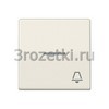 [ABAS591KO5K] Клавиша с символом «звонок» и окошком, Блестящий дуропласт (устойчив к механическим повреждениям) –  <Jung>