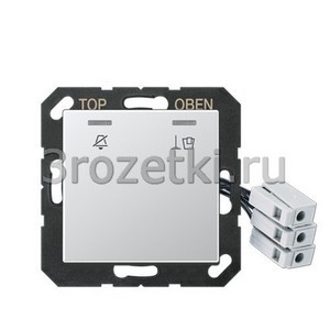 3rozetki.ru - Jung - [ACUKO5M230AL] Накладка для внешнего DND-модуля с LED-лампами, 230 В, Термопласт (ударопрочный) лакиров., алюминий.