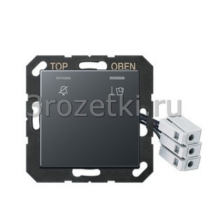 3rozetki.ru - Jung - [ACUKO5M230ANM] Накладка для внешнего DND-модуля с LED-лампами, 230 В, Термопласт (ударопрочный) лакиров., матовый а.