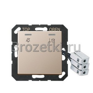 3rozetki.ru - Jung - [ACUKO5M230CH] Накладка для внешнего DND-модуля с LED-лампами, 230 В, Термопласт (ударопрочный) лакиров., цвет шамп.