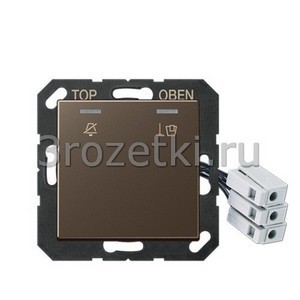 3rozetki.ru - Jung - [ACUKO5M230MO] Накладка для внешнего DND-модуля с LED-лампами, 230 В, Термопласт (ударопрочный) лакиров., цвет мокк.