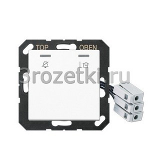 3rozetki.ru - Jung - [ACUKO5M230WW] Накладка для внешнего DND-модуля с LED-лампами, 230 В, Термопласт (ударопрочный) блестящий, белый.