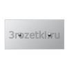 [AL12-200R0] Центральная плата, 2 поста, для горизонтальной установки, тумблеры 1+1,цилиндр, металлическое исполн <Jung>