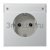 [AL1520KINA] SCHUKO®-розетка 16 A / 250 B ~, Металлическое исполнение, алюминий <Jung>