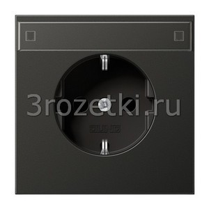 3rozetki.ru - Jung - [AL1520KINAAN] SCHUKO®-розетка 16 A / 250 B ~, Металлическое исполнение, антрацит (лакиров. алюминий).