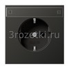 [AL1520KINAAN] SCHUKO®-розетка 16 A / 250 B ~, Металлическое исполнение, антрацит (лакиров. алюминий) <Jung>