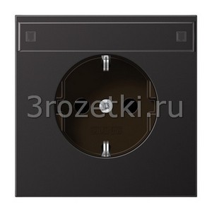 3rozetki.ru - Jung - [AL1520KINAD] SCHUKO®-розетка 16 A / 250 B ~, Металлическое исполнение, dark (лакиров. алюминий).