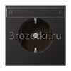 [AL1520KINAD] SCHUKO®-розетка 16 A / 250 B ~, Металлическое исполнение, dark (лакиров. алюминий) <Jung>