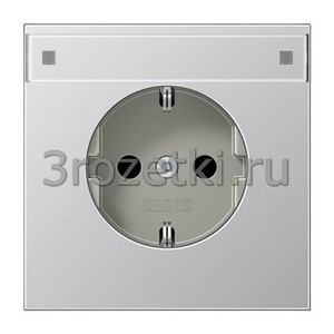 3rozetki.ru - Jung - [AL1520NA] SCHUKO®-розетка 16 A / 250 B ~, Металлическое исполнение, алюминий.