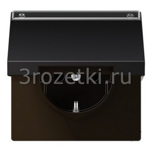 3rozetki.ru - Jung - [AL1520NAKLD] SCHUKO®-розетка 16 A / 250 B ~, Металлическое исполнение, dark (лакиров. алюминий).