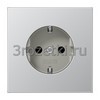 [AL1521] SCHUKO®-розетка 16 A / 250 B ~, Металлическое исполнение, алюминий <Jung>