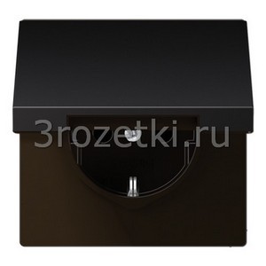 3rozetki.ru - Jung - [AL1521KIKLD] SCHUKO®-розетка 16 A / 250 B ~, Металлическое исполнение, dark (лакиров. алюминий).