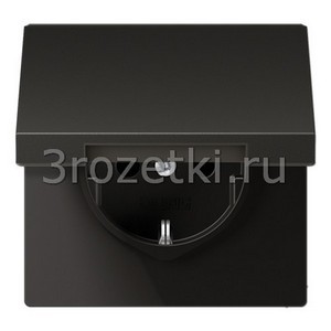 3rozetki.ru - Jung - [AL1521KLAN] SCHUKO®-розетка 16 A / 250 B ~, Металлическое исполнение, антрацит (лакиров. алюминий).