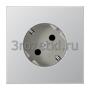 3rozetki.ru - Jung - [AL2520-45] SCHUKO®-розетка 45°, 16 A / 250 B ~, Металлическое исполнение, алюминий.