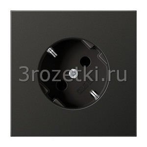 3rozetki.ru - Jung - [AL2520-45AN] SCHUKO®-розетка 45°, 16 A / 250 B ~, Металлическое исполнение, антрацит (лакиров. алюминий).