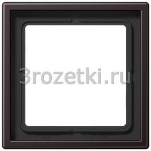 3rozetki.ru - Jung - LS - [AL2981D] Рамка 1я, металл  (dark).