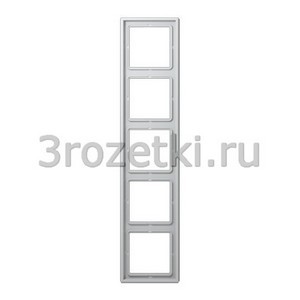 3rozetki.ru - Jung - [AL2985-L] Рамка 5 постов, пластик.