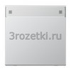 [AL2990NA] Kлавиша с полем для надписи 12 x 55 мм, Металлическое исполнение, алюминий <Jung>