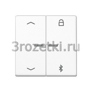 3rozetki.ru - Jung - [AS1751PBTWW] Таймер универсальный Bluetooth «стрелки», Блестящий дуропласт (устойчив к механическим повреждениям).