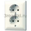 [AS5022KIU] SCHUKO®-розетка 2-ная 16 A / 250 B ~, с дополнительной защитой, слоновая кость <Jung>